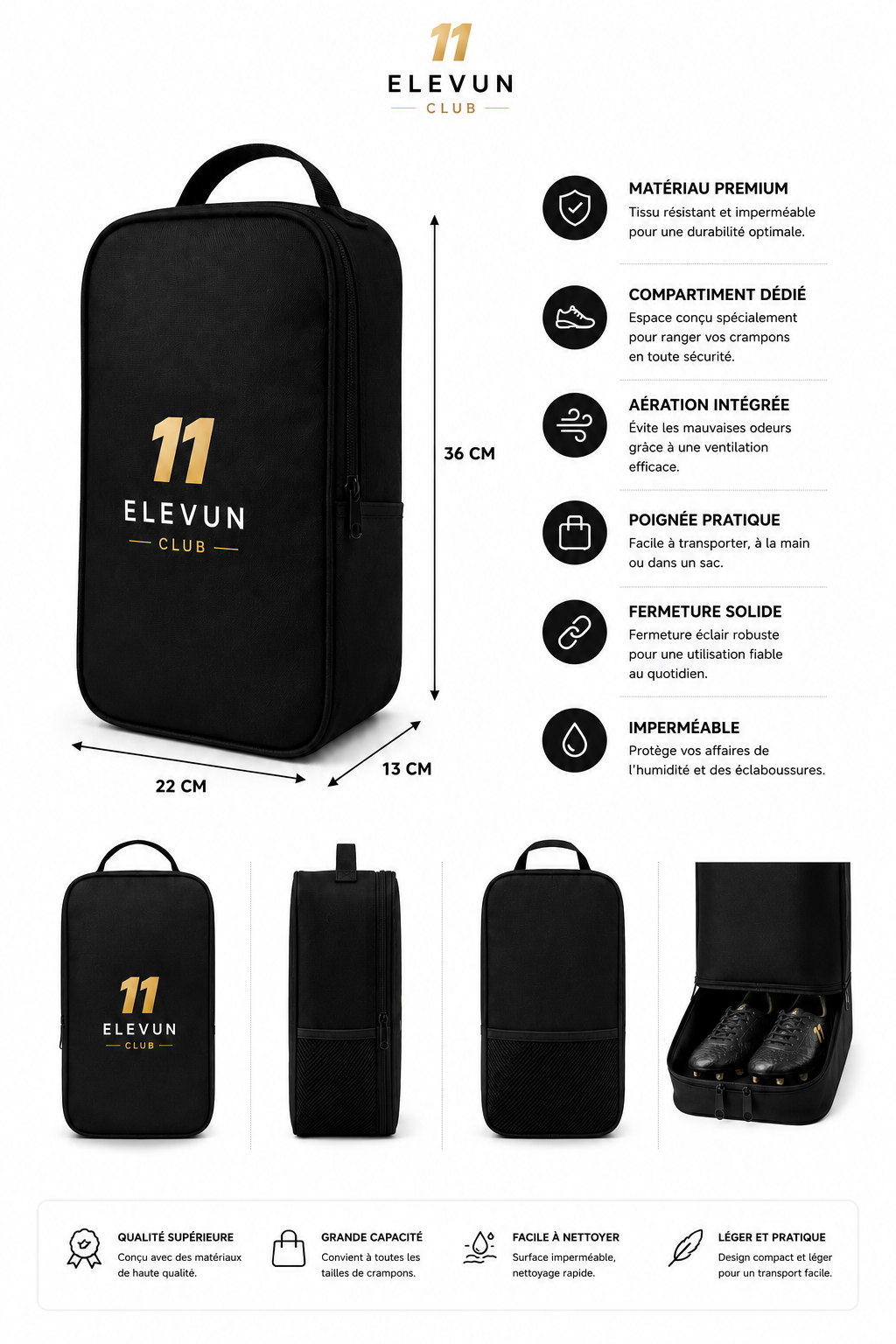 Sac a crampons Elevun Club